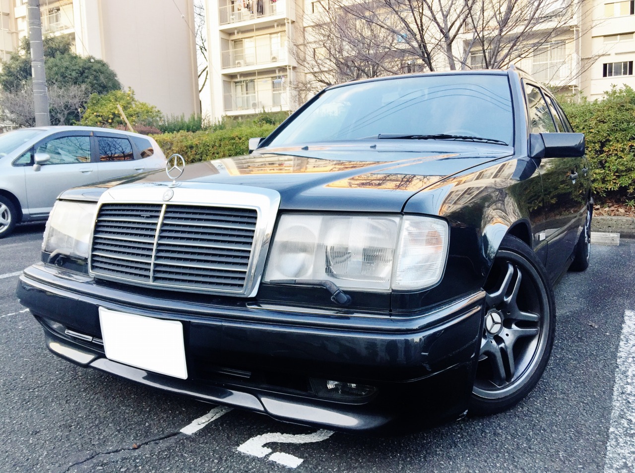 【今日の買取車】W124型ベンツ300TE 全塗装・修復歴あり約20万キロを高額買取