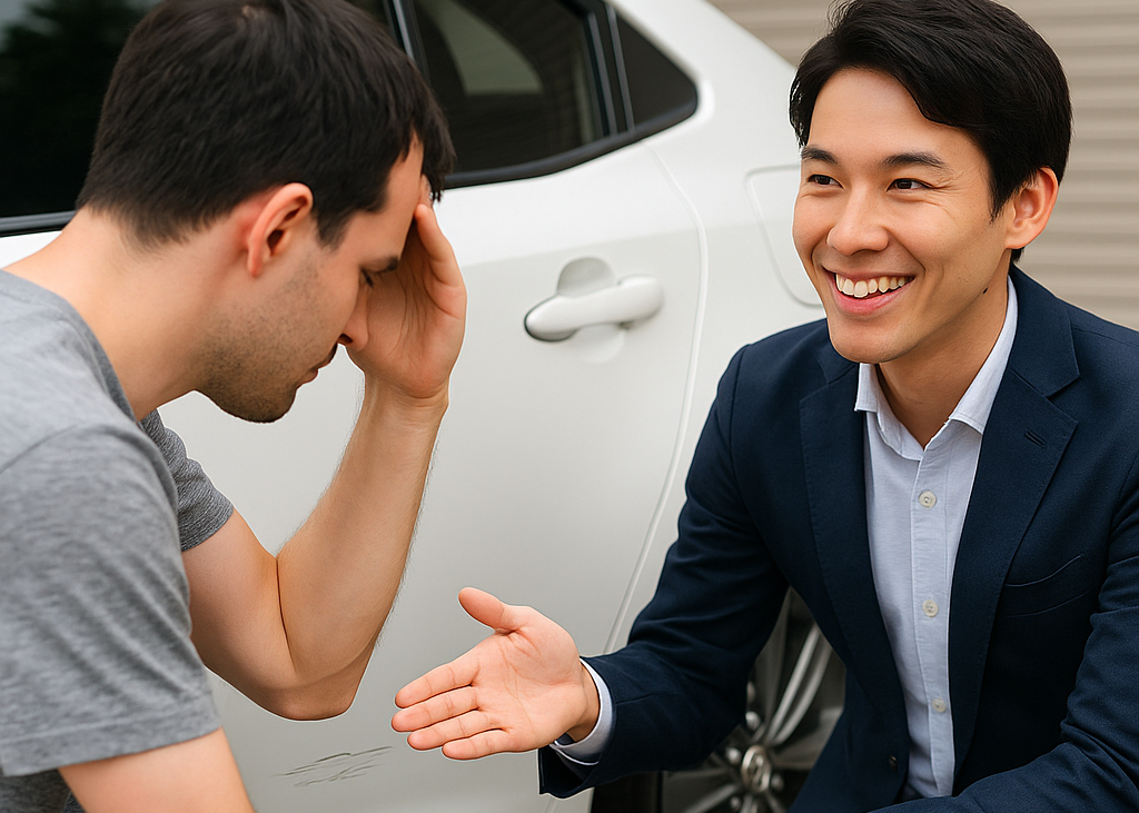 【愛車の価値を高めるために】このキズ、直してから査定してもらった方が高く売れるのかな？